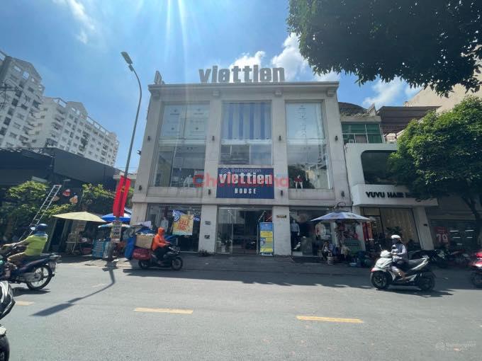 CHO THUÊ NHÀ MẶT TIỀN 223-225-227 NGUYỄN TRÃI, P.NGUYỄN CƯ TRINH, QUẬN 1. NGANG 12M X 18M, 1 TRỆT 2 LẦU