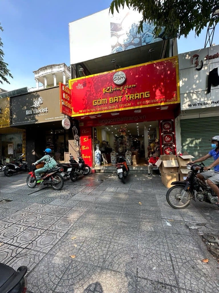 Bán nhà góc 2 mặt tiền Võ Thị Sáu, Tân Định, Quận 1, 124m2, khu sầm uất, giá 55 tỷ