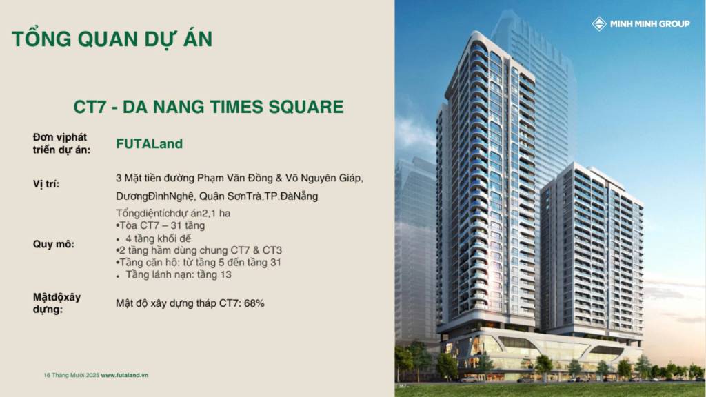 Bán căn hộ 1PN Time Square Đà Nẵng, view biển Mỹ Khê đẳng cấp, sổ hồng trọn đời, số lượng giới hạn