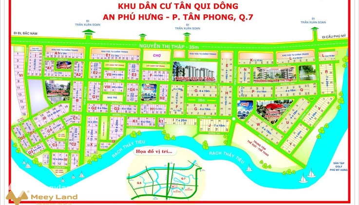 Bán lô đất N22 diện tích 4m x 22m đường 37 khu An Phú Hưng, phường Tân Phong, quận 7