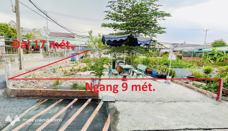 Bán lô góc 2 mặt tiền 153m2 giá chỉ 1,55 tỷ gần trường học Thới Tam