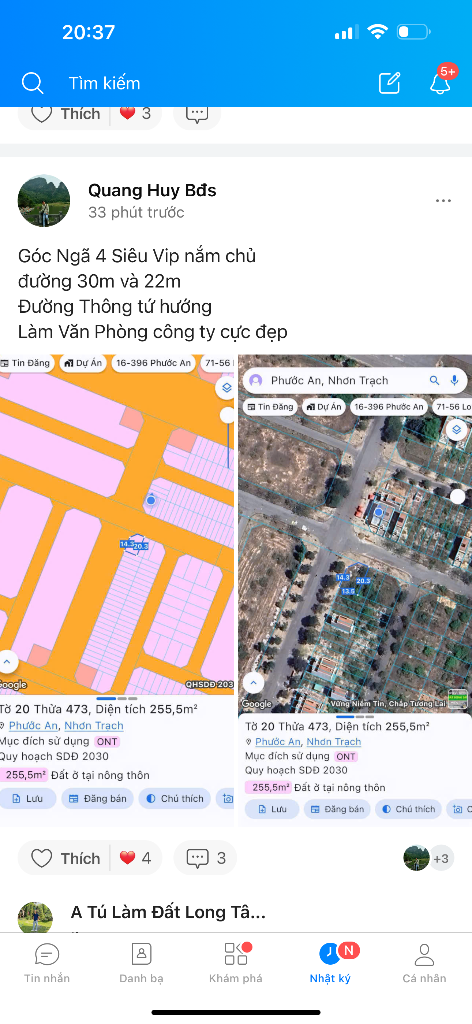 Bán đất nền KĐT mới Phước An, Nhơn Trạch, diện tích 100m2, tiện ích đầy đủ, giá 4 tỷ