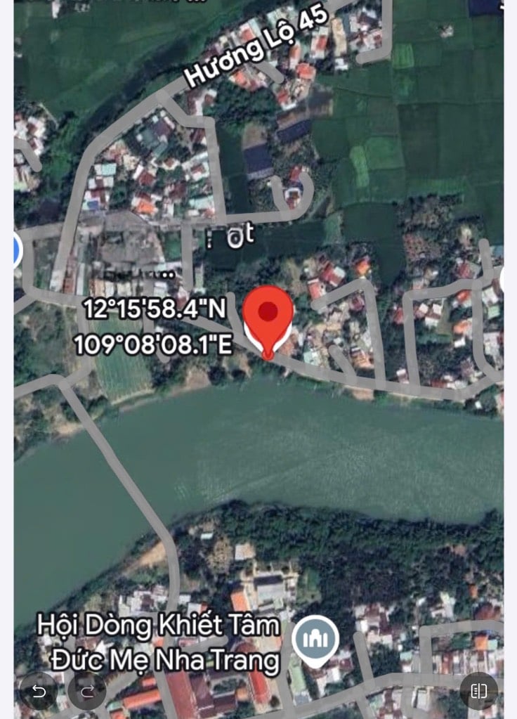 Bán lô đất Diên Phú, Diên Khánh, 605,2m2, full thổ cư, view sông, giá 5,48 tỷ còn tl