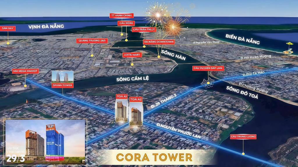 Bán căn hộ Sun Spana Tower, ngay Trung Tâm Đà Nẵng, chỉ 500tr sở hữu