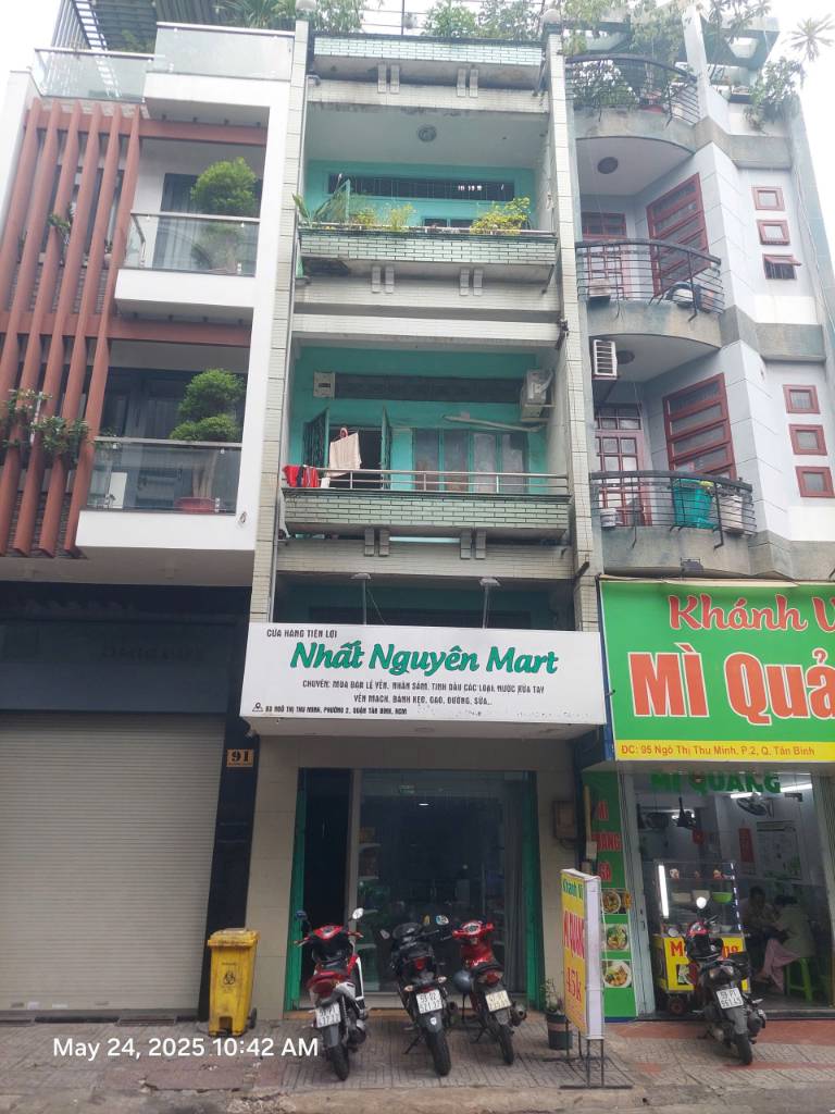BÁN NHÀ NGÔ THỊ THU MINH, TÂN BÌNH, MẶT TIỀN KINH DOANH, 3,8x15,3M, 5 TẦNG, GIÁ 17,5 TỶ