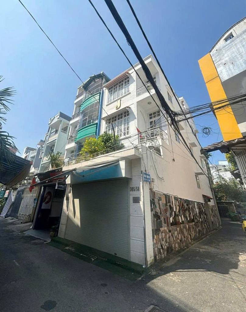 Bán  nhà căn góc 305 Lê Văn Sỹ Tân Bình, HXH, DT 5 x16m cn 65m2 4 tầng chỉ 15 tỷ