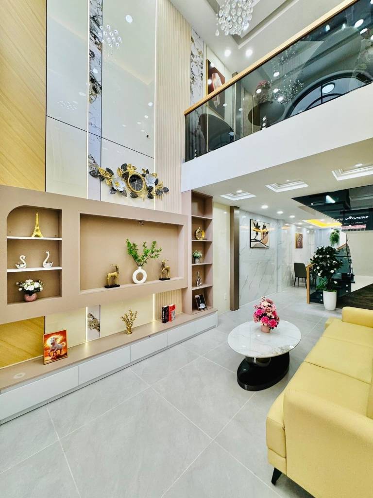BÁN NHÀ NGUYỄN VĂN KHỐI, NHÀ 4 TẦNG 47M2, HẺM XE HƠI, Ở KINH DOANH ĐỈNH, 6.98 TỶ