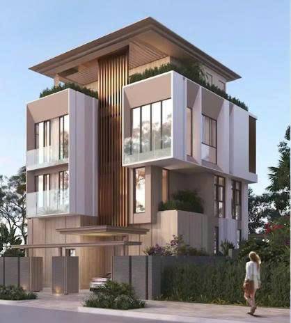 Bán nhà phố Vinhome Green Paradise Cần Giờ, 75m2, biển ngay trước cửa nhà