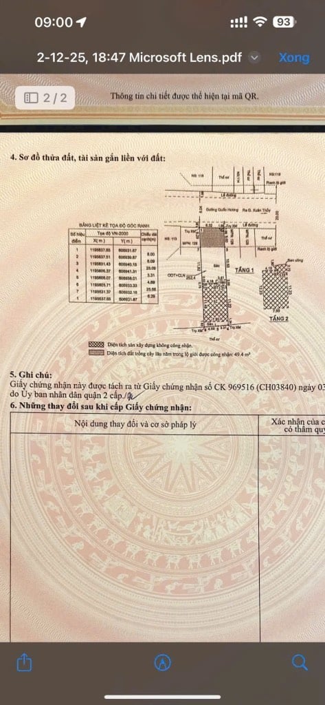 Bán đất mặt tiền Quốc Hương, ngay BIS Thảo Điền, 457m2, xây building, giá 182 tỷ