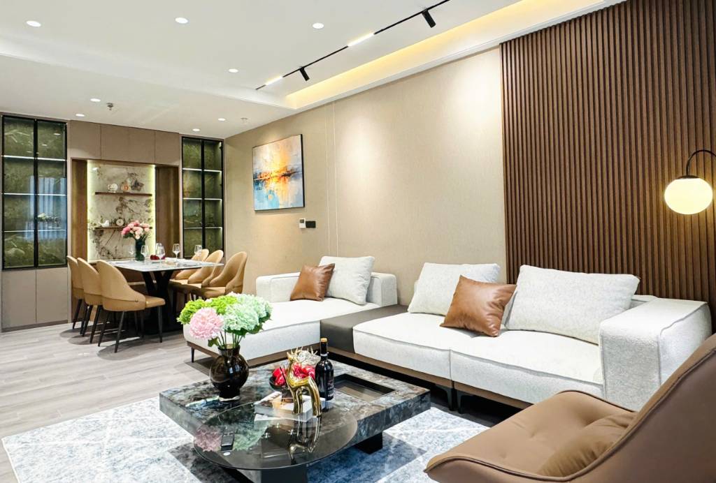 Chính chủ, bán căn chung cư Sunshine Garden, 1PN 46m2, 2 ban công, view Time City
