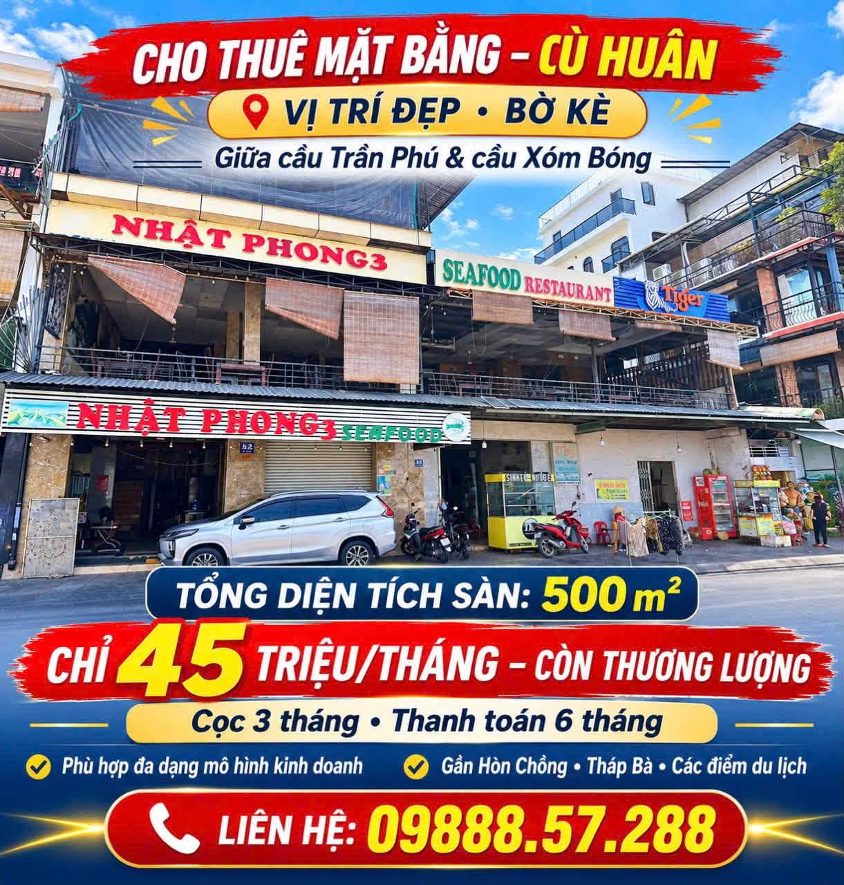 🔥 CHO THUÊ MẶT BẰNG CÙ HUÂN – VỊ TRÍ ĐẸP, TIỀM NĂNG KINH DOANH LỚN! 🔥
