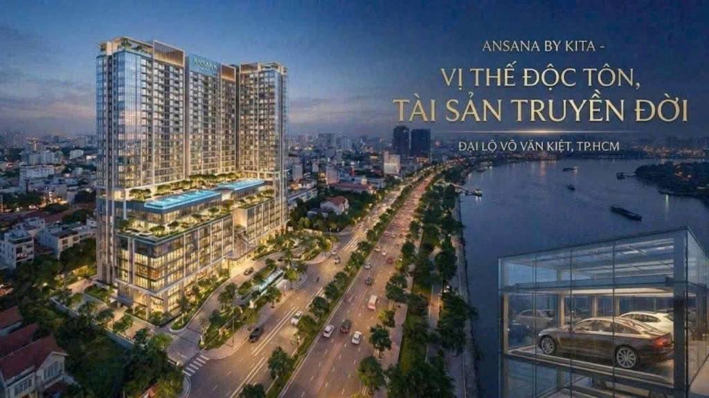 Bán căn hộ Ansana By Kita, mặt tiền Võ Văn Kiệt, quỹ đất hiếm ngay trung tâm TPHCM