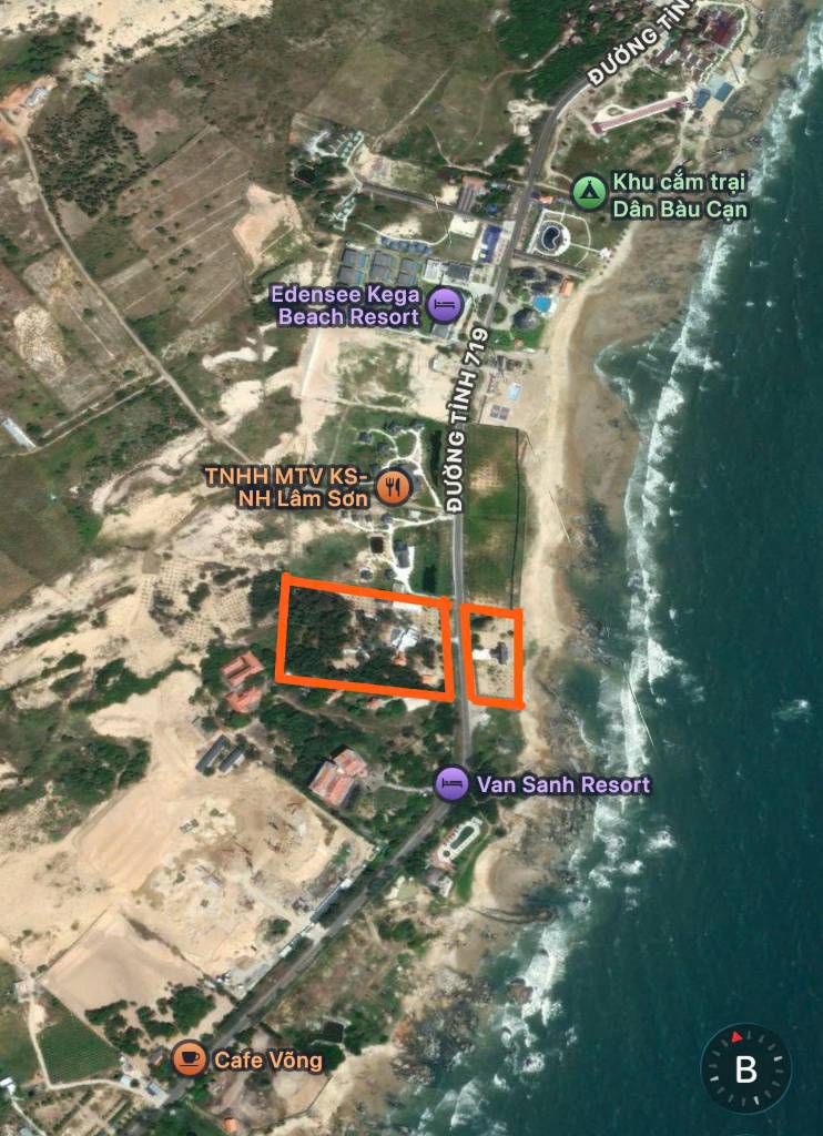Chuyển nhượng 2.1ha dự án mặt tiền biển Lạc Long Quân, giá đầu tư