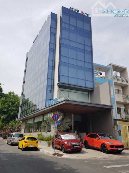Building Mặt Tiền Nơ Trang Long, 5.8x27m, Hầm + 7 Lầu giá 38 tỷ TL