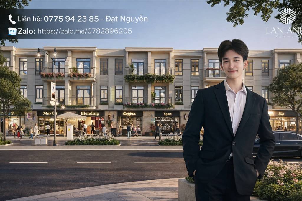 Bán nhà phố compound cao cấp Lan Anh Avenue, liền kề VSIP III, an ninh