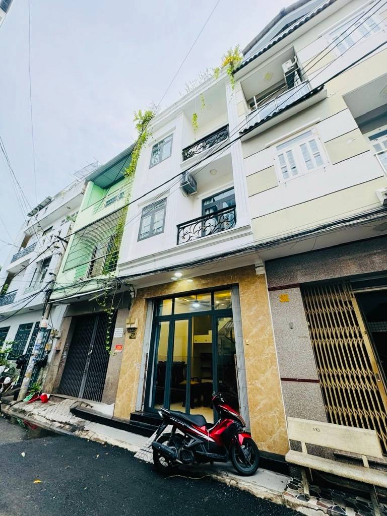 BÁN NHÀ NGAY CHỢ DA SÀ, QUẬN 6, GẦN AEON MAILL TÊN LỬA, MẶT TIỀN NỘI BỘ, 4 TẦNG ĐẸP KHÔNG TỲ VẾT