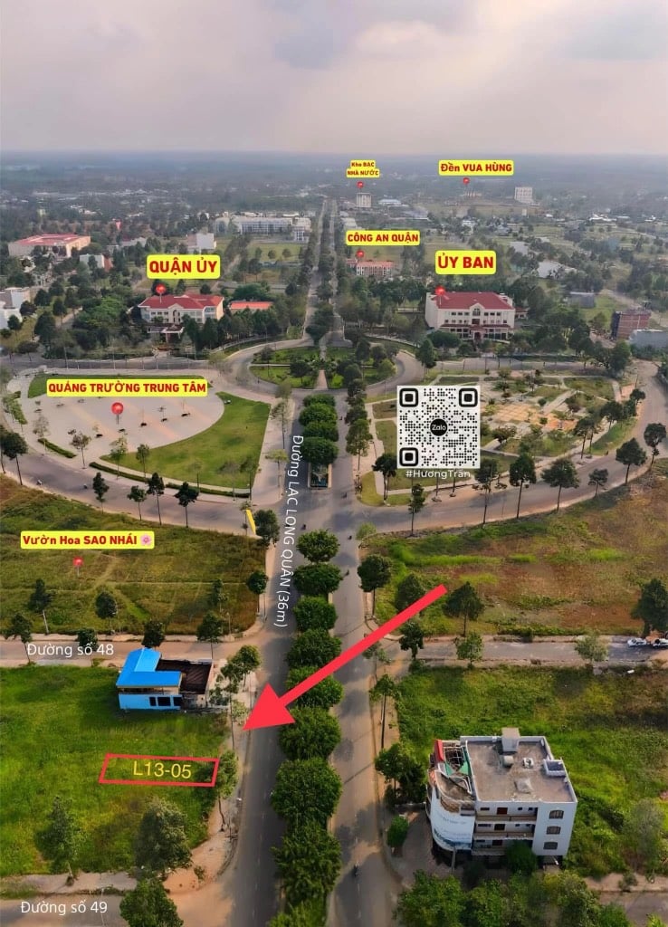 Bán đất mặt tiền Lạc Long Quân, khu Stella, gần vườn hoa Sao Nhái, chỉ 5.8 tỷ – duy nhất 1 nền