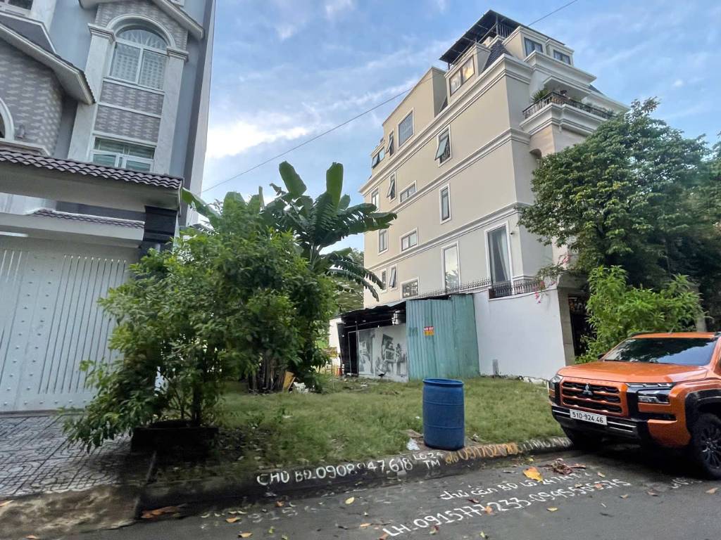Bán lô đất biệt thự Thạnh Mỹ Lợi, Thủ Đức, ngay Bát Nàn, 10x20m cn 200m², CTXD hầm 4 tầng
