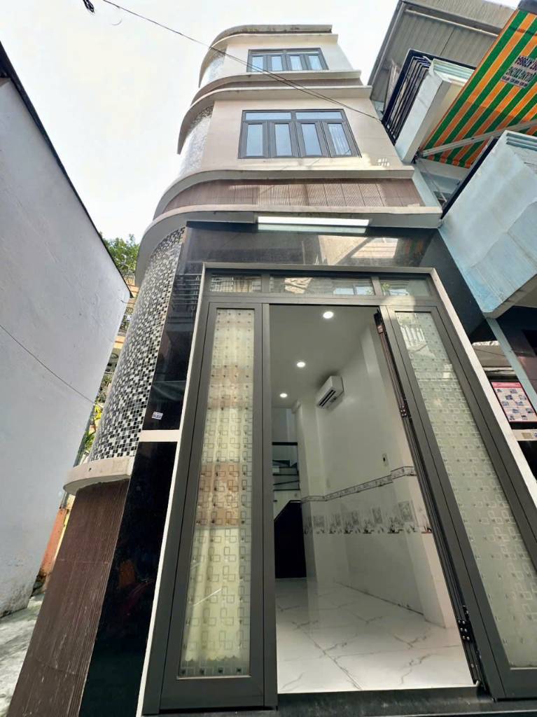 BÁN NHÀ LÝ THÁI TỔ QUẬN 10, 2 MẶT HẺM THOÁNG MÁT, 4 TẦNG BTCT, GIÁ 5.68 TỶ