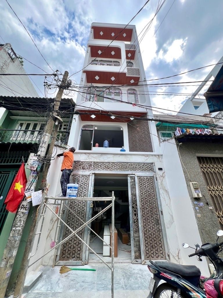 Bán nhà Tân Kỳ, Tân Quý, Bình Tân 56m² (4x14m), 5 tầng vuông vức