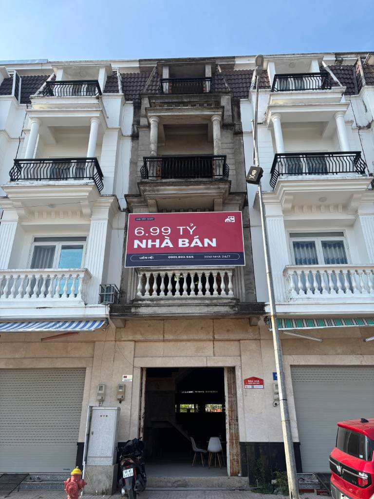 BÁN SHOPHOUSE NGÔ QUYỀN, 1 TRỆT 3 LẦU, MẶT TIỀN TRỰC DIỆN CHỢ CÁI VỒN
