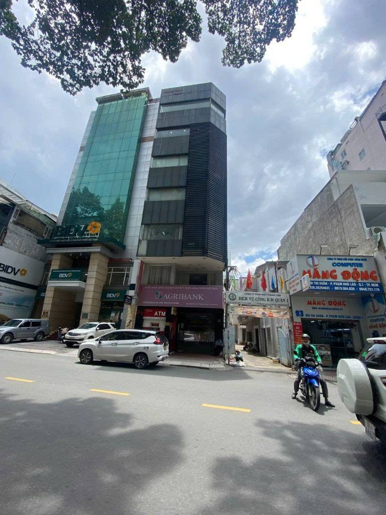 Bán Tòa Nhà Góc 2MT 87B Bùi Thị Xuân, DT 6x27m, 7 Tầng, Giá bán 73 tỷ TL