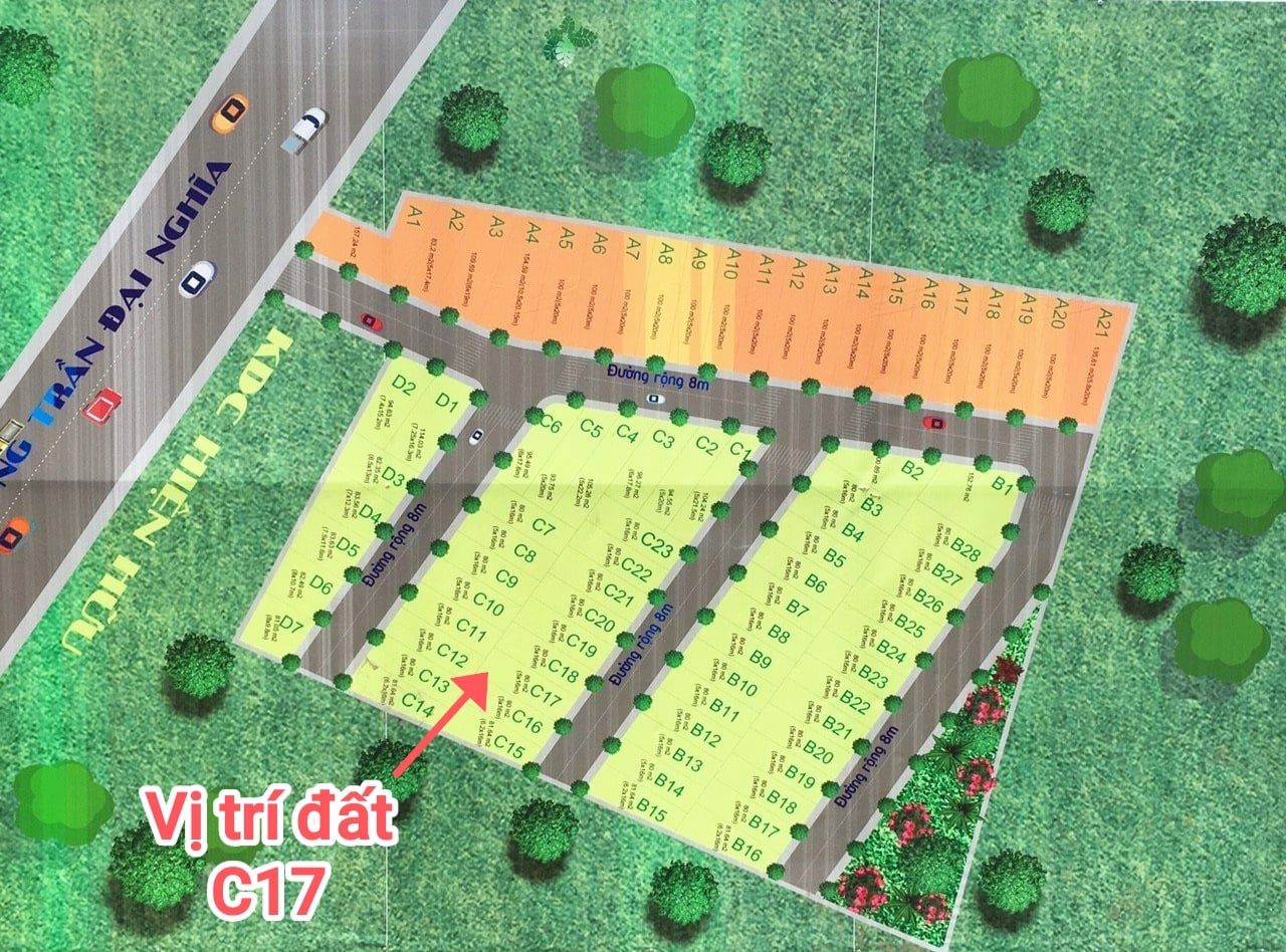 CẦN BÁN ĐẤT TRẦN ĐẠI NGHĨA, BÌNH CHÁNH, DT 80M2 ĐẤT THỔ CƯ, ĐƯỜNG NHỰA XE TẢI TẬN ĐẤT