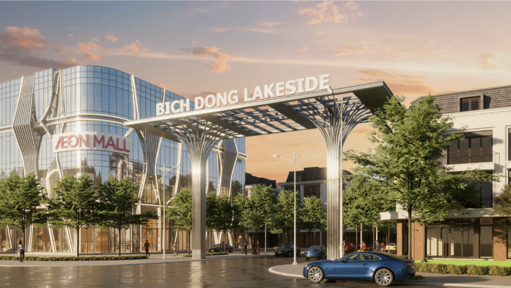 Bán shophouse liền kề Bích Động Lakeside, 126m² giá chỉ 68 triệu/m² gần đài phun nước, TTTM