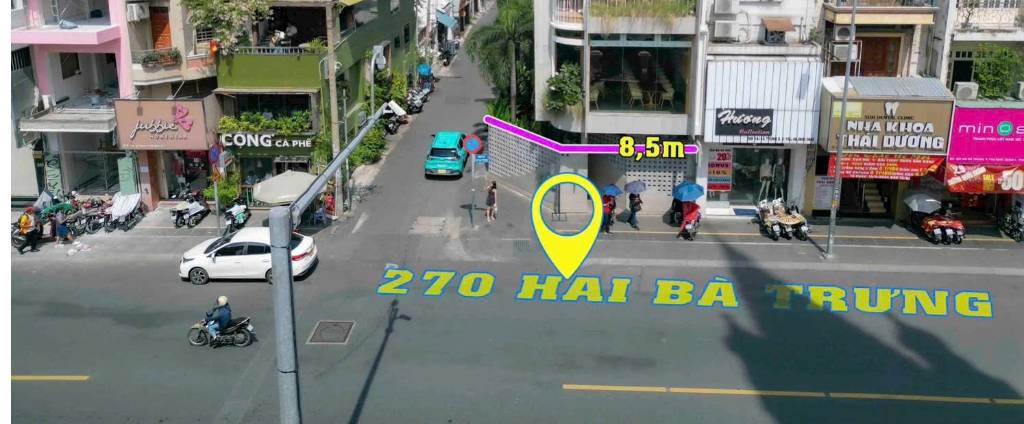 BÁN TÒA NHÀ HAI BÀ TRƯNG QUẬN 1, GÓC 2MT, DT 225M² 3 TẦNG, HĐT 4,2 TỶ/NĂM, TÀI SẢN VÀNG GIỮ TIỀN