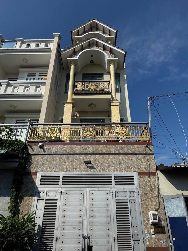 BÁN NHÀ GẦN MẶT TIỀN TÂN KỲ TÂN QUÝ, TÂN PHÚ, 4 TẦNG BTCT, 82M2, HẺM NHỰA 12M XE TẢI TRÁNH