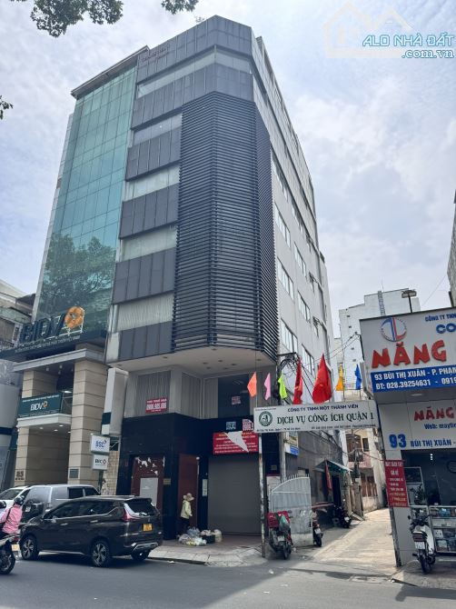 Building góc 2 MT Bùi Thị Xuân, Q.1 - 6mx28.5m. CN: 127m2 - 8 tầng. HDT: 290tr - 71 tỷ