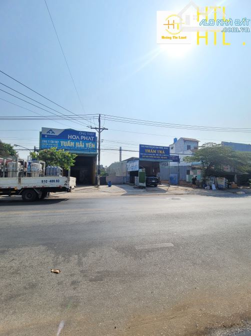 Bán nhà kho 8x109m, mặt tiền đường ĐT.743C p. Tân Đông Hiệp