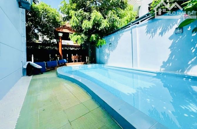 BÁN BIỆT THỰ HẺM 8m Võ Thị Sáu P2 VT 340m 1Trệt 1Lầu hồ bơi sân vườn rộng Giá chỉ 25 tỷ TL
