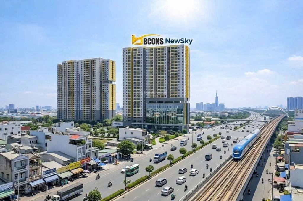 Bán căn hộ chung cư Bcons New Sky, Thuận An, dt 65m2, giá chỉ 3.166 tỷ