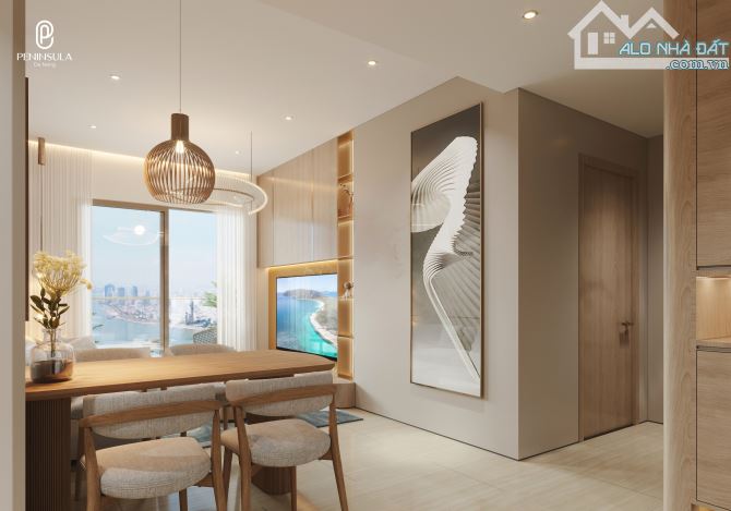 Chủ cần bán căn hộ 2PN 63.6m2 Peninsula, mặt tiền sông Hàn, trung tâm Đà Nẵng
