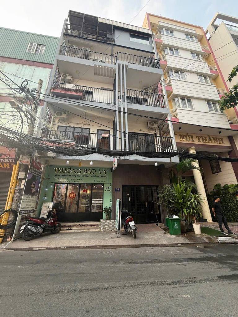 Bán nhà mặt tiền Núi Thành Tân Bình, ngang 7,5m, 5 tầng, thu 60tr/th, gần ga T3, giá 29,5 tỷ