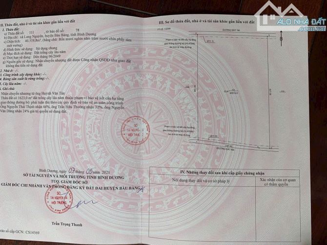 Bán đất 4ha đất làm xưởng Long Nguyên , Bầu Bàng, Bình Dương.