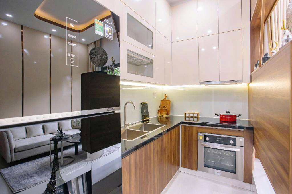 Bán căn hộ Diamond Boulevard, nhận nhà ở liền, bàn giao full nội thất, mặt tiền QL13, đối diên AEON