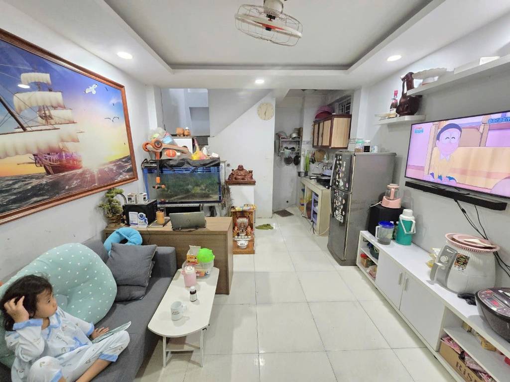 BÁN NHÀ 3 TẦNG LINH XUÂN, THỦ ĐỨC, SỔ RIÊNG HOÀN CÔNG, HẺM 8M ĐẬU Ô TÔ 24/7, KO QUY HOẠCH KO LỘ GIỚI