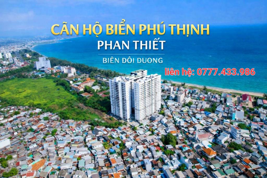 Bán căn hộ biển Phú Thịnh Plaza Phan Thiết, ngay bãi tắm Đồi Dương, giá chỉ 3 tỷ sở hữu