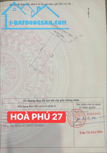 BÁN ĐẤT ĐƯỜNG HOÀ PHÚ 27 KHU E KIM LONG-P.HOÀ KHÁNH-TP ĐÀ NẴNG