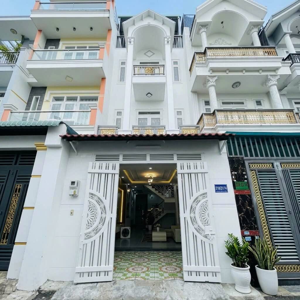 Bán nhà 4 tầng Hiệp Thành, Quận 12, dt 61m², tặng nội thất, giá nhỉnh 5 tỷ