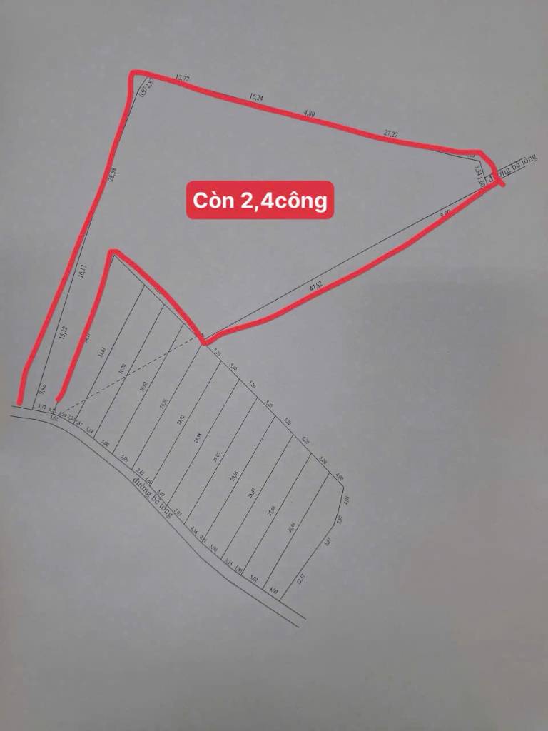 Bán đất vườn Huyện Lộ 91, gần Quảng Trường Mỹ Tho, 2400m2 đường oto tránh, giá nhỉnh 3 tỷ