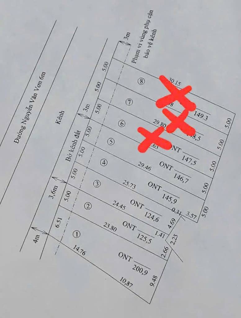 Bán đất thổ cư kênh Nguyễn Văn Sơn Long An, cách TL833 100m Tân Trụ giá rẻ