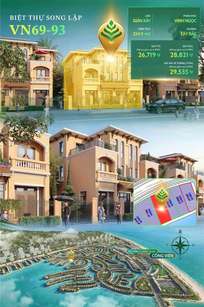 Bán đất Vinhomes Green Paradise Cần Giờ Long Hòa, giá đầu tư nghỉ dưỡng