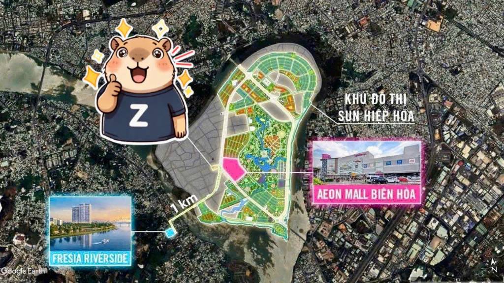 Bán căn hộ Fresia Riverside Biên Hòa 54m2 2PN view sông giá tốt trước 2027