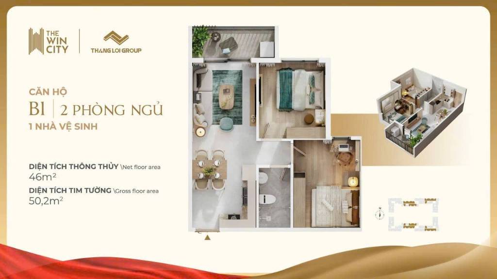 Bán căn hộ The Win City, căn hộ cao cấp, mặt tiền Tỉnh Lộ, giá tốt cho anh chị mua đầu tư & an cư