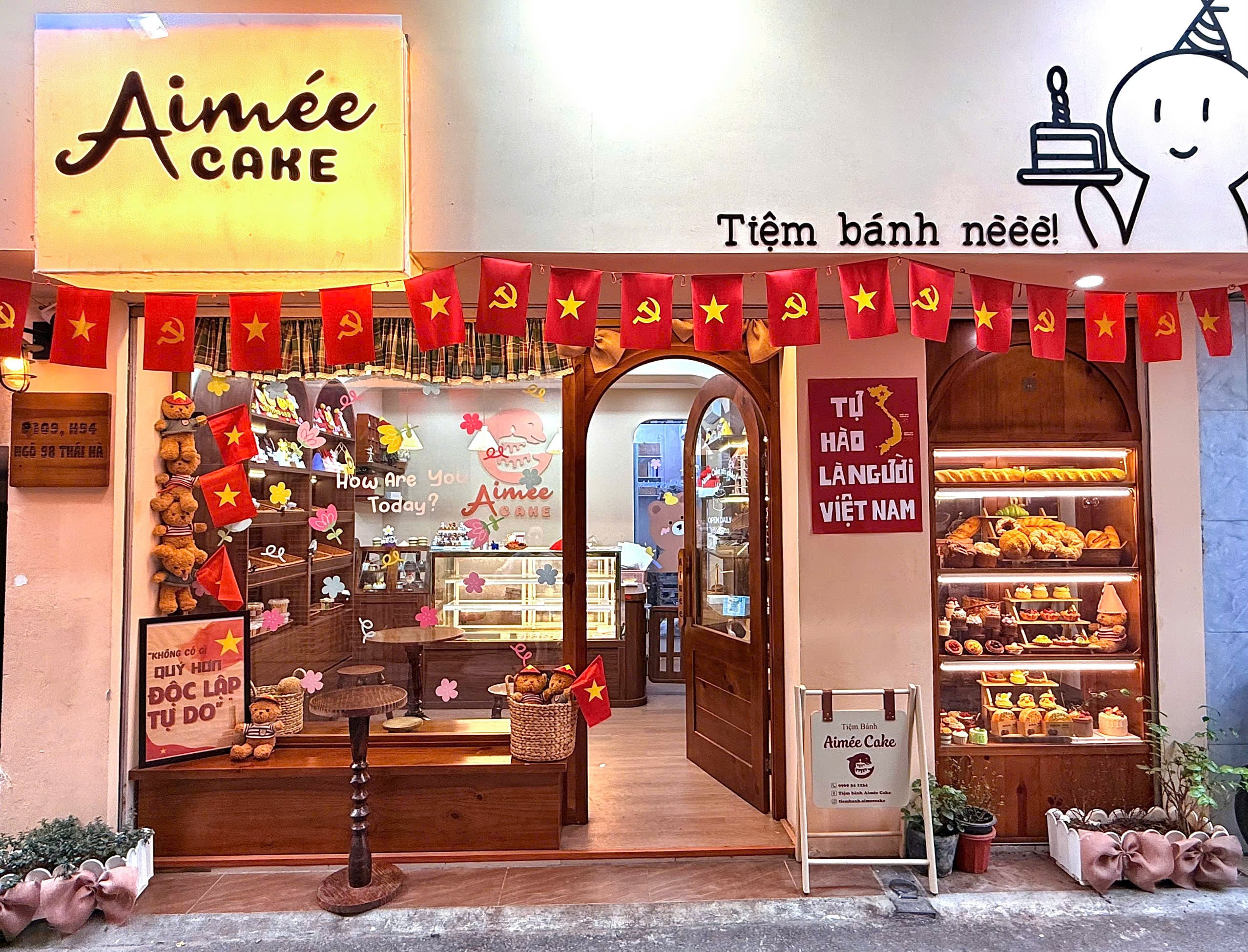 Sang nhượng tiệm bánh Thái Hà Đống Đa, 55m2, full nội thất, setup sẵn kinh doanh