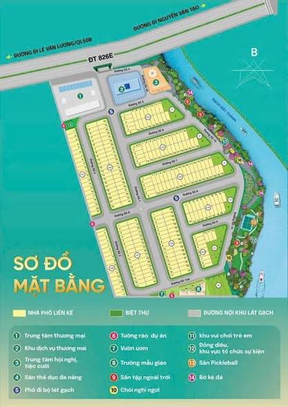 Bán biệt thự Elite Life, ĐT826E Cần Giuộc, 5x16m trệt + 2 lầu, đường ô tô, ở hoặc đầu tư