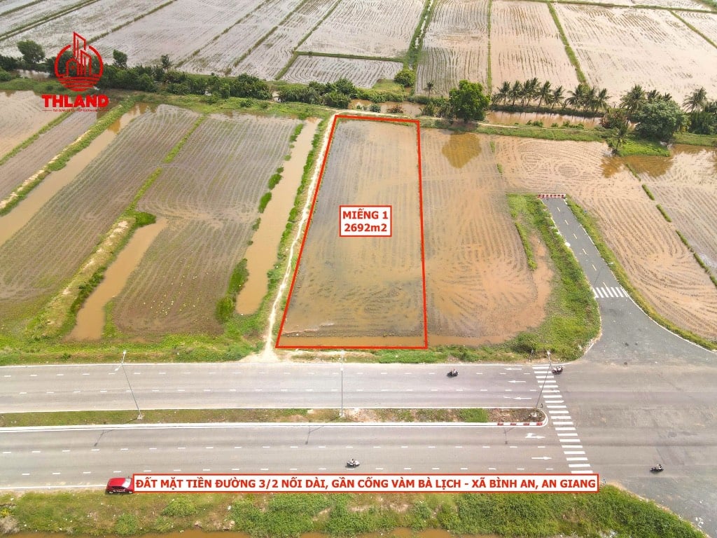 Bán đất mặt tiền đường 3/2 nối dài Kiên Giang, gần cầu Vàm Bà Lịch, 2700m2 giá 8.1 tỷ